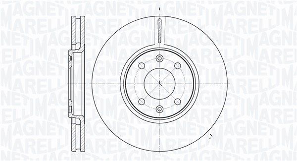 MAGNETI MARELLI stabdžių diskas 361302040202